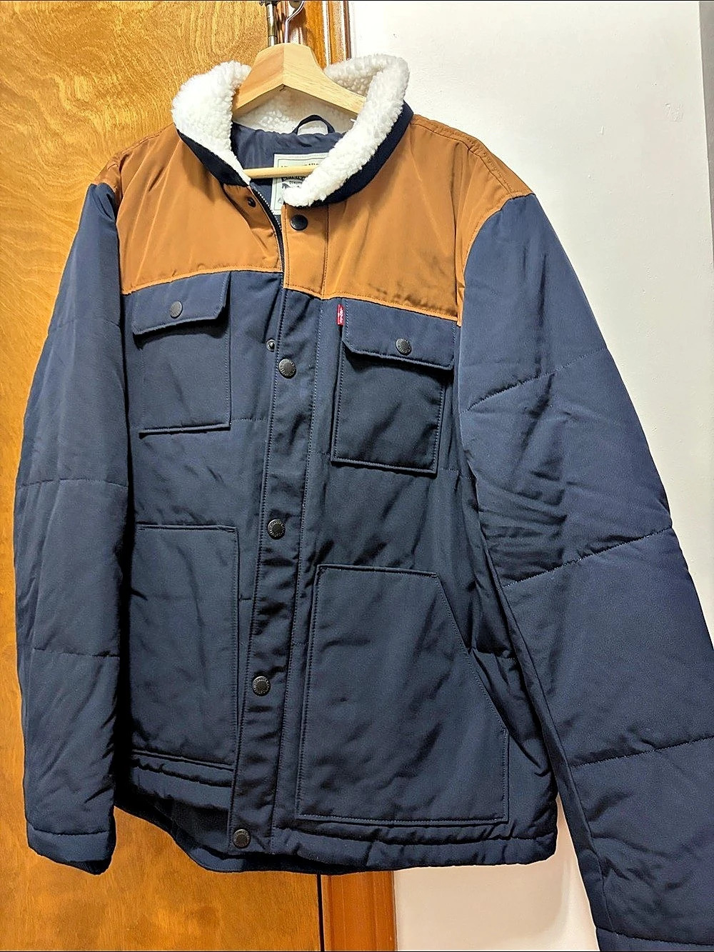 Levi's Woodsman Puffer Jacket Color Block